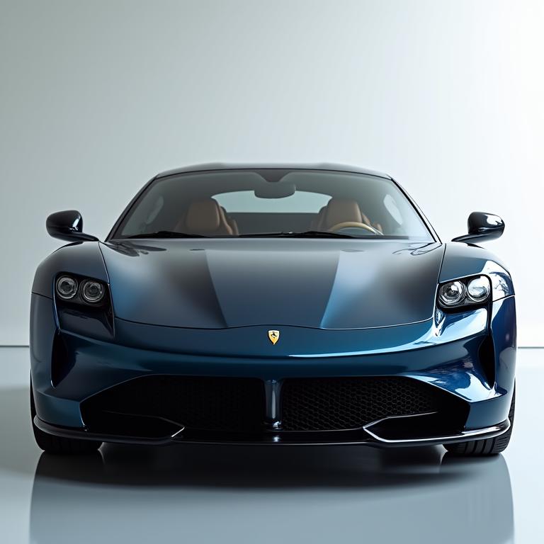 Auto di lusso dopo trattamento detailing professionale