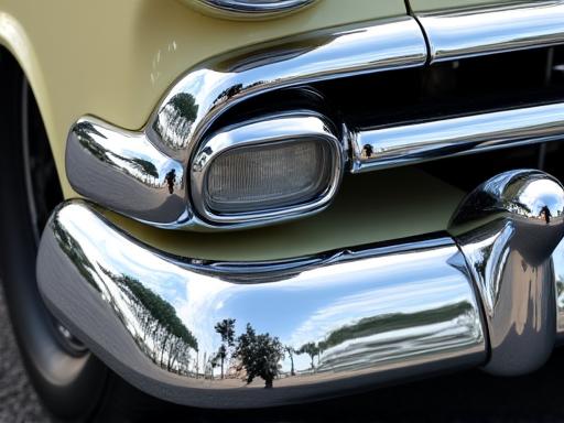 Ripristino cromature vintage su auto d'epoca
